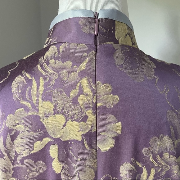 Jacquard Floral Qipao - Picture 4 of 6